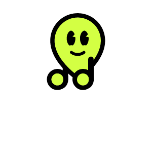 Diddigò Logo (white, black and lime green)