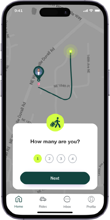 How does Diddigò work? - 2nd Screenshot of Diddigò App - for Passengers