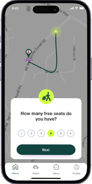 How does Diddigò work? - 2st Screenshot of Diddigò App - for Passengers