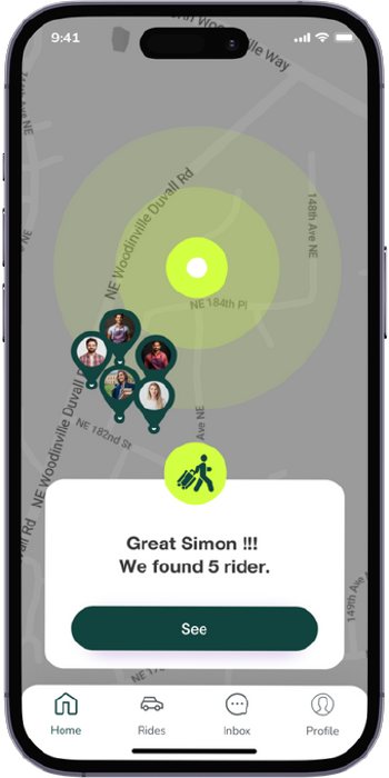 How does it work? - 3rd Screenshot of Diddigò App - for Passengers
