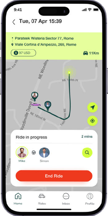 How does it work? - 5th Screenshot of Diddigò App - for Passengers