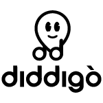 Diddigò Logo (white, black)
